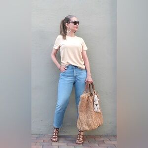 Everlane the curvy cheeky Jean , sz : 25